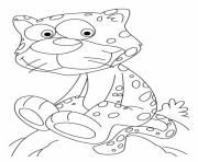 Printable coloring pages of a cheetah cute6885 coloring pages