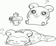 super cute sleeping hamster coloring page8d68