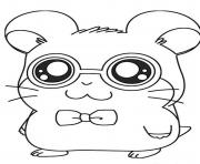 Printable cute dexter hamtaro s3b70 coloring pages