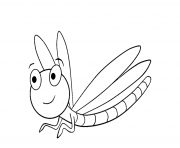 Printable cute dragonfly s of animalseed1 coloring pages
