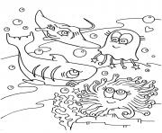 Printable cute s of sea animals8e91 coloring pages