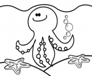 Printable cute octopus 9a09 coloring pages