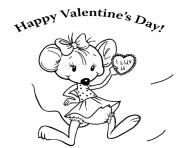 Printable cute mouse valentine 3824 coloring pages
