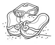 Printable cute summer sandals fef4 coloring pages
