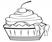 Printable cute cupcake 3e3f coloring pages