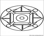 Printable easy simple mandala 64 coloring pages