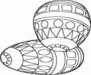 Printable two easter s eggse6ae coloring pages