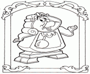 Printable mr clock disney princess 117d coloring pages