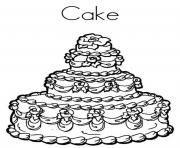Printable delicious birthday cake 9fcd coloring pages