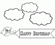 Printable free happy birthday 18fb coloring pages