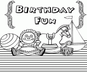 Printable fun free birthday s2af5 coloring pages