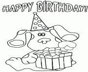 Printable happy birthday from blues  e1449385942808ee8c coloring pages