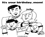 Printable fams happy birthday mommy s37d6 coloring pages