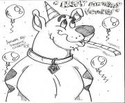 Printable scooby having birthday 4c62 coloring pages