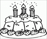 Printable tasty cake happy birthday s free59b5 coloring pages