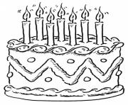 Printable childern cake happy birthday s free1d85 coloring pages