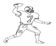 Printable cool football player free s1ef7 coloring pages