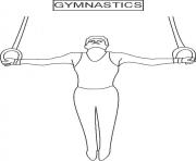 Printable coloring pages for kids gymnastics sport487b coloring pages