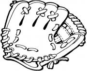 Printable glove softball dd4c coloring pages