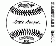 Printable baseball ball 93db coloring pages