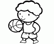 Printable cartoon basketball s0066 coloring pages