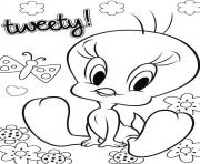 Printable looney tunes tweety bird sd75a coloring pages