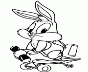 Printable baby looney tunes s free124a coloring pages