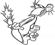 Printable free looney tunes sylvester s8453 coloring pages