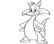 Printable cartoon looney tunes sylvester s7fc1 coloring pages
