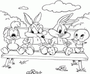 Printable baby looney tunes s cartoon6869 coloring pages
