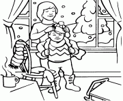Printable clothes winter s0d43 coloring pages