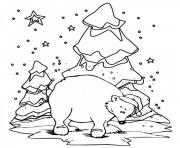Printable polar bear s winter350c coloring pages