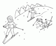 Printable free winter s ice skatingc2de coloring pages