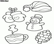 Printable stuff in winter ab87 coloring pages
