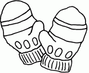 Printable mitten for winter s printable8b58 coloring pages