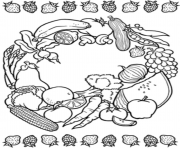 Printable fruits mandala s1d8e coloring pages