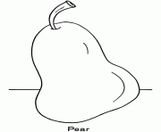Printable pear fruit sa8f8 coloring pages