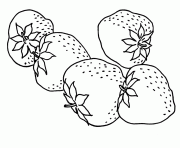 Printable tasteful strawberry fruit s5ee3 coloring pages
