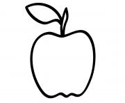 Printable apple fruit s preschool7560 coloring pages