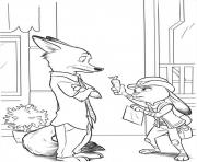 Printable zootopia 08 coloring pages
