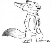 Printable zootopia 05 coloring pages