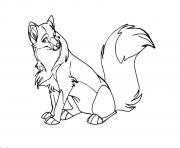 Printable cartoon wolf s kids printable coloring pages