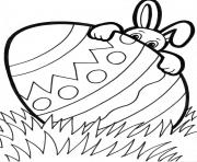 Printable easter with cute bunny coloring pages