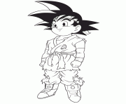 Printable dragonball cartoon gohan coloring page coloring pages