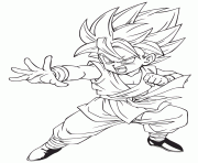 Printable dragon ball character coloring page coloring pages