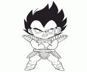 Printable dragon ball z vegeta coloring page coloring pages