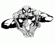spider man for teenagers colouring page