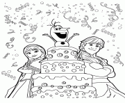 kristoff anna olaf surprise birthday colouring page