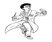 Printable Harry Potter Coloring Sheet coloring pages