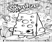 Printable shopkins chee zee coloring pages
